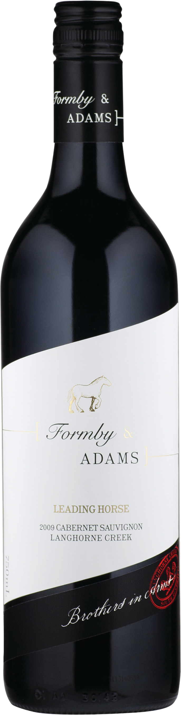 Brothers in Arms Formby and Adams Leading Horse Langhorne Creek Cabernet Sauvignon 2009